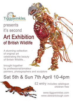 The British Wildlife Art Exhibition 2014...showcased inspiring art...